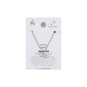 Tobillera de acero inoxidable con colgante de acuario para mujer, joyería de moda - Product Image 2