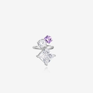 Pendientes de Clip de Moda, Geométricos, con Cristales de Estrás, Corte Princesa, Joyería Moderna para Mujer, para Fiestas - Product Image 1