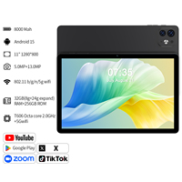 Tablette Android 15 Pritom M60C-L10 haute vitesse 11 pouces T606 8 Go 256 Go 1280*800 Incell avec Wi-Fi et double caméra