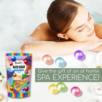 Perles de bain en poudre organique, produit personnalisé, pour bombe de relaxation, huile hydratante,, perles de sel de bain, balles