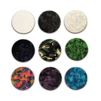 Custom Special Mandolin Instrument Round Plectrums Colorful Circle Shape Celluloid Guitar/ukulele/Bandolim Picks Used