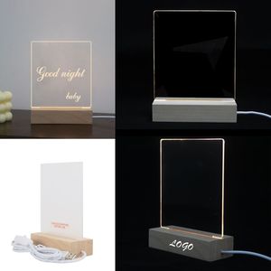 Lumière de nuit LED personnalisée en acrylique - Product Image 2