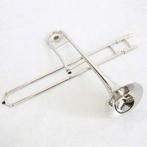 Trombón de Latón al por Mayor, Trombón Niquelado con Estuche, Instrumento Musical a Precio Económico - Product Image 2