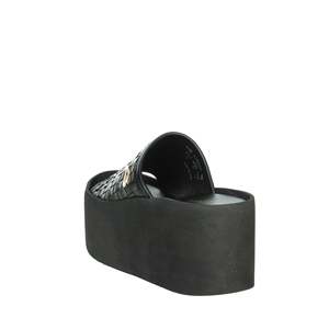 Sandalo con Zeppa Alberto Guardiani da Donna, Nero, Stile Platform Slide - Product Image 2