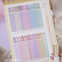 ZRKGEL Nouvelle Arrivée Ladai 24 Couleurs Aurora Cat Eye Gel Polish Fournisseurs Professionnels de Produits pour Ongles Gel Magnétique Vente en Gros de Vernis Gel