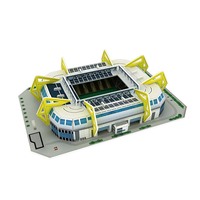 Puzzle en papier mousse à assembler, modèle ju220, stade, 3D, bricolage, avec 24 pièces