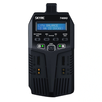 Chargeur d'équilibrage indépendant 4 canaux SKYRC T400Q 100W*4 400W Total AC/DC pour LiPo LiFe LiHV NiMH NiCd Pb, idéal pour la recharge de drones RC
