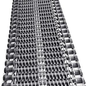 Yüksek sıcaklık gıda kurutma 304 paslanmaz çelik tel örgü Metal konveyör bant ağır montaj hattı iletim zincirleri - Product Image 4