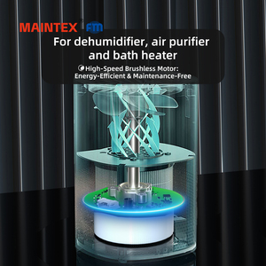 Tùy chỉnh 61 Mét tốc độ cao 2400 vòng/phút 24V 3 giai đoạn điện nhỏ BLDC động cơ quạt Micro <span class=keywords><strong>DC</strong></span> động cơ không chổi than cho máy lọc không khí hoặc quạt - Product Image 5