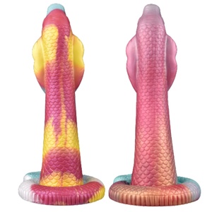 Dildo Realista Enorme y Largo, Cobra Gigante, Pene de Serpiente de Fantasía, Cuatro Tamaños Disponibles, Tapón Anal de Silicona, Juguete Sexual para Hombres - Product Image 2
