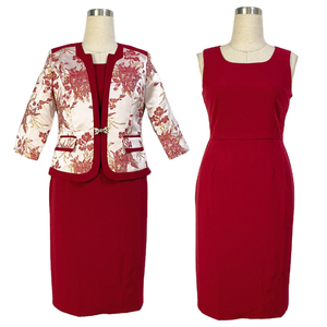 Vestidos al por Mayor OEM, Vestidos de Talla Grande para Mujer, Vestido de Oficina con Abrigo - Product Image 1