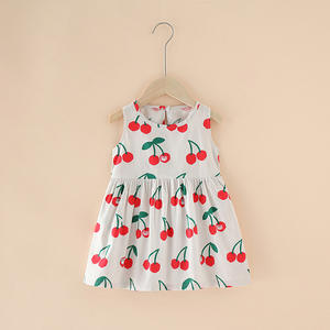 Vestido Floral de Algodón para Niña de 1 a 6 Años, Diseño Nuevo de Verano 2022, Vestido Holgado con Estampado para Bebés, Ropa Casual para Niñas - Product Image 5