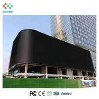 RAYBO P5 P6 P8 P10 écran d'affichage LED fixe extérieur haute rafraîchissement grand panneau d'affichage numérique publicité écran LED couleur