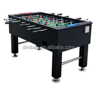 Dinibao Jeu de football de table d'intérieur compact pour 2 joueurs, en PVC et bois, machine de jeu d'arcade de football