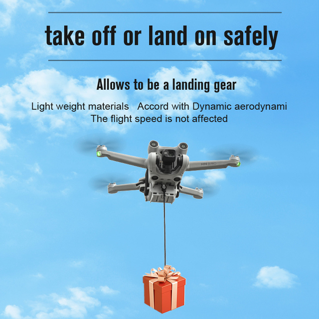 STARTRC Mini 3 Pro Mini 4K Drone Landing Gear Air-dropping System LED Light Quick Release Payload Accessories Drone