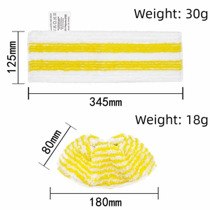 Compatible con las paños de limpieza para fregadoras a vapor <span class=keywords><strong>Karcher</strong></span> SC2 SC3 SC4 SC5, toallitas de limpieza, almohadillas SC, cabezales adhesivos - Product Image 2