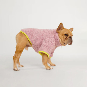 Qiqu Pet Supplies, vêtements pour animaux de compagnie, nouveau pull pour <span class=keywords><strong>chien</strong></span> de luxe personnalisé, veste zippée, <span class=keywords><strong>manteau</strong></span> en polaire pour animaux de compagnie, pour chiens, bouledogue français, pug, vêtements pour chiens - Product Image 6