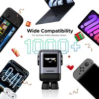 Chargeur GaN UGREEN Uno 100W Robot Nexode 4 ports PD à charge rapide, chargeur de téléphone PPS Robot GaN USB C, adaptateur secteur pour Macbook