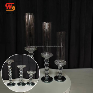 SMOOTH Wholesale Tube Lamp Chandelier Crystal Candelabra Candle Holder Wedding Centerpiece Decoration - Product Image 1