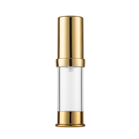 Flacon pompe sans air de haute qualité pour sérum de soin de la peau portable, flacon de lotion 5 ml 10 ml 15 ml 20 ml 30 ml