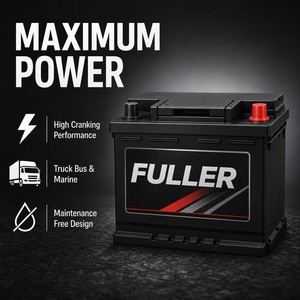 Batterie de démarrage de voiture type JIS 12V 200Ah, batterie au plomb sans entretien pour voiture - Product Image 3