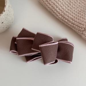 Pinza <span class=keywords><strong>de</strong></span> Pelo Estilo Coreano Retro con Lazo <span class=keywords><strong>de</strong></span> Gamuza, Pinza <span class=keywords><strong>de</strong></span> Cola <span class=keywords><strong>de</strong></span> Caballo para Mujer, Pinza <span class=keywords><strong>de</strong></span> Pelo Versátil con Lazo Multicapa - Product Image 4