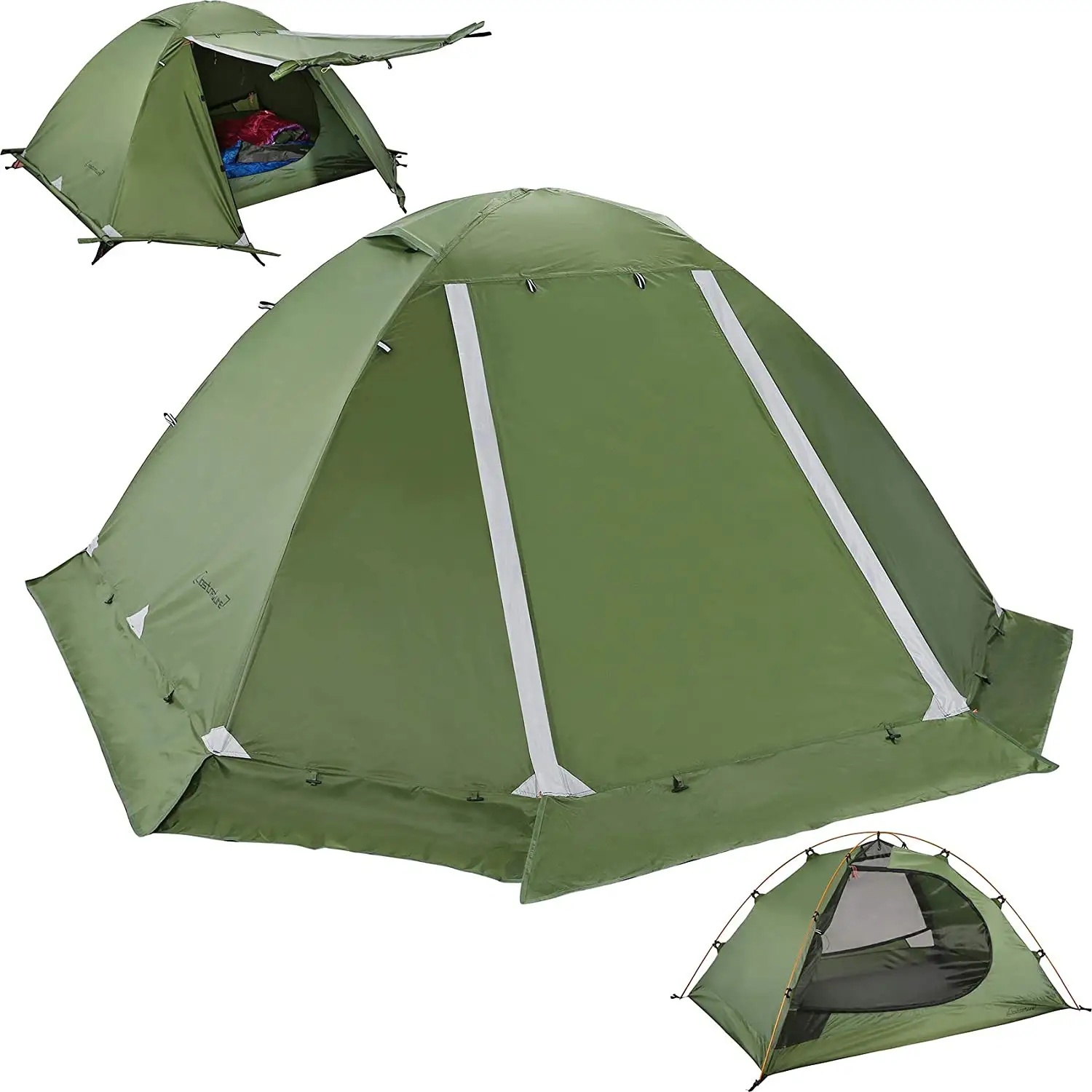 Woqi Outdoor Zelte Camping Zelt Outdoor Artikel Wasserdicht 3 Season 2 Personen Klapp zelt Wander ausrüstung