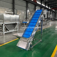 Máquina Automática Industrial de procesamiento de polvo de ajo de 400 kg/h, línea de producción de múltiples aplicaciones para cortar frutas y verduras