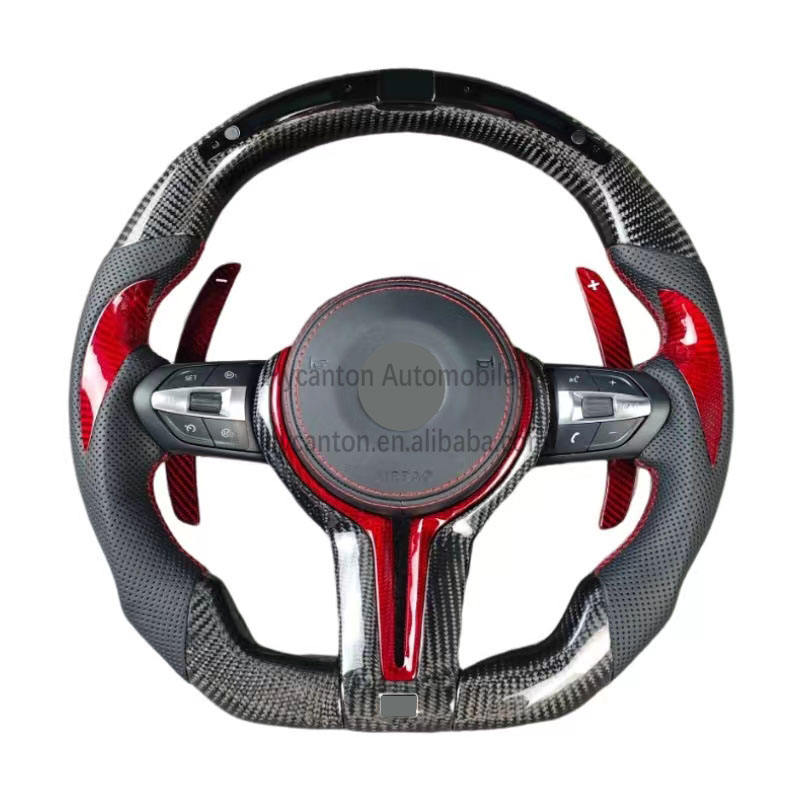 carbon fiber+perforated leather