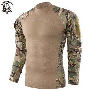 Camiseta Táctica de Caza Estilo Militar Estadounidense, Manga Larga, Algodón, Generación III, Camiseta de Combate, Camiseta de Entrenamiento para Hombre, Camuflaje - Product Image 2