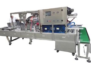 Máquina automática de llenado y sellado de vasos de plástico para jugo de yogur - Product Image 4