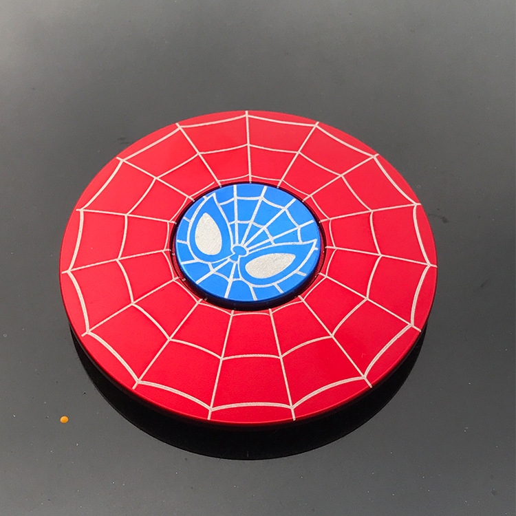 Couvercle moulé premium - disque rond - araignée rouge
