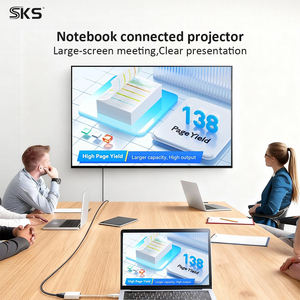 Adaptador USB3.0 a VGA de Alta Velocidad 1080P con Conversor de Audio y Video para <span class=keywords><strong>Laptop</strong></span>, PC, Proyector, HDTV, IOS, Impresora, Cámara, Auriculares - Product Image 3