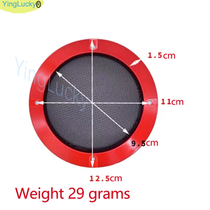 4 Zoll 12cm DIY Audio Video Arcade Spiels chrank Teile Flipper Verkaufs automat Chrom Metall Netz abdeckung Lautsprecher gitter Englisch - Product Image 4