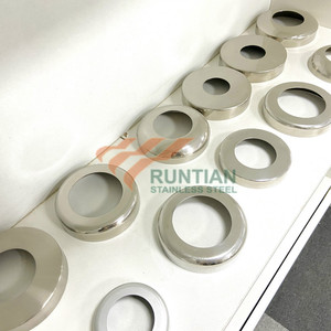 Accesorios de Barandilla de Acero Inoxidable Forjado 316, Placa Base Moderna para Pasamanos, Cubierta para Balcón y Escalera - Product Image 6