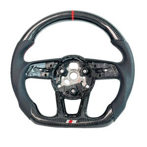 Volante de Fibra de Carbono Personalizado para <span class=keywords><strong>Audi</strong></span> B9 <span class=keywords><strong>A1</strong></span> A3 A4 A5 A6 A7 <span class=keywords><strong>RS</strong></span> R8 RS3 C7 Q5 Q7 S3 8V B8 S4 Q3 Q8 TT - Product Image 1