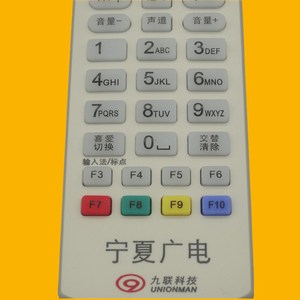 Télécommande à perles de cristal pour décodeur de télévision numérique Ningxia, code d'apprentissage JZ-YK-01656, 20x5x2,7 cm - Product Image 2