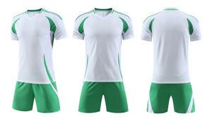 Camisetas de fútbol para adultos vintage de diseño personalizado, conjuntos de entrenamiento de poliéster 100%, temporada de verano que absorbe el sudor, servicio OEM, Impresión de nombre - Product Image 4