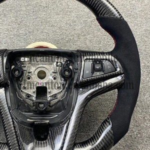 Volante de fibra de carbono Alcantara de bajo precio al por mayor para volante de coche Chevrolet Camaro - Product Image 3