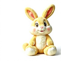 Peluche personnalisée en gros, motif animal de dessin animé, jouet en peluche lapin sur mesure OEM, logo brodé personnalisé pour souvenir