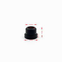Bouchon en caoutchouc silicone EPDM NBR NR à structure étagée, dureté 30~90 Shore, pour un étanchéité fiable, une protection contre la poussière et les vibrations