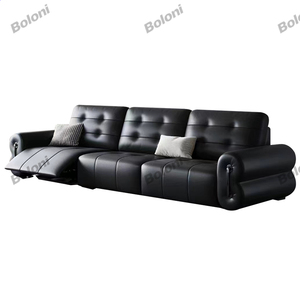 Boloni ، منتج جديد ، أثاث منزلي من مواد جلدية بسيطة ، شكل L I Sectional لغرفة المعيشة والفندق والمستشفى - Product Image 3