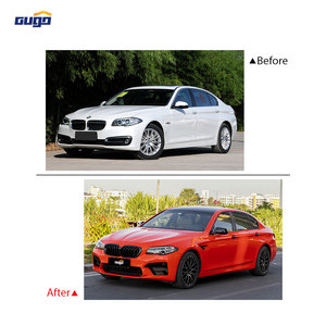 GUGO 2011-2017 pour BMW 5 SERIES Bodykit Mise à niveau vers 2021-2023 M5 MODÈLE Nouveau pare-chocs avant et arrière et garde-boue en plastique PP - Product Image 2