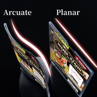 Porte-affiche rotatif avec double face, support de menu avec image, présentoir de table pour restaurants et cafés
