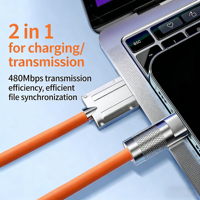 Nuevo Cable Corto Portátil TPE 2026 Popular con Carga Rápida Tipo C e Indicador Luminoso para iPhone 17 y Power Bank