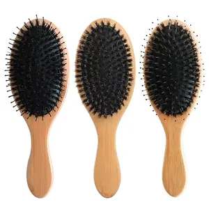 Massager Nylon Boar Bristle Hair Brush Hair Beauty Comb