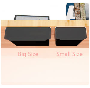 Organisateur de rangement transparent à double couche pour sous <span class=keywords><strong>le</strong></span> bureau, pour crayons et fournitures de bureau cachées - Product Image 6