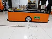 Robot Gudang Kendaraan Pandu Otomatis AGV Navigasi Kode QR Cerdas Desain Baru