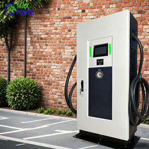 Estación <span class=keywords><strong>de</strong></span> Carga Rápida para Vehículos Eléctricos, Doble Conector GBT CCS2, 80kW, <span class=keywords><strong>Precio</strong></span> al por Mayor, para Modelo Y - Product Image 1