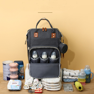 <span class=keywords><strong>Mochila</strong></span> de viaje multifunción de nailon organizador de maternidad para bebés bolsa de pañales con bolsas de cambio - Product Image 2